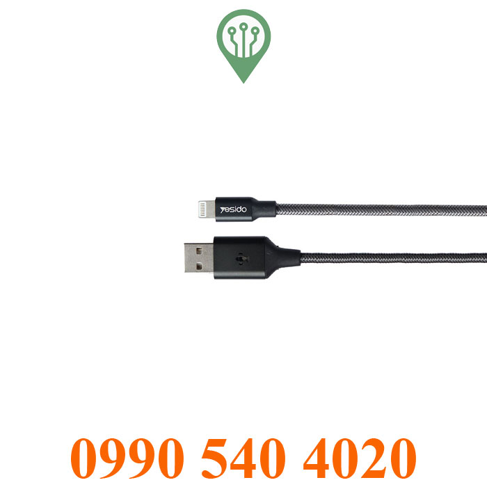 1.2 meter USB to Lightning Yesido model CA-T6 conversion cable
