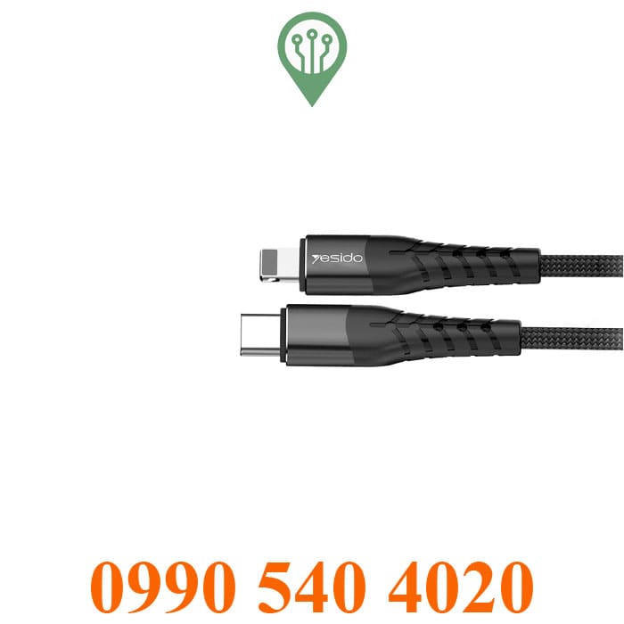 1.2 meter cable USB-C to Lightning Yesido model CA-48