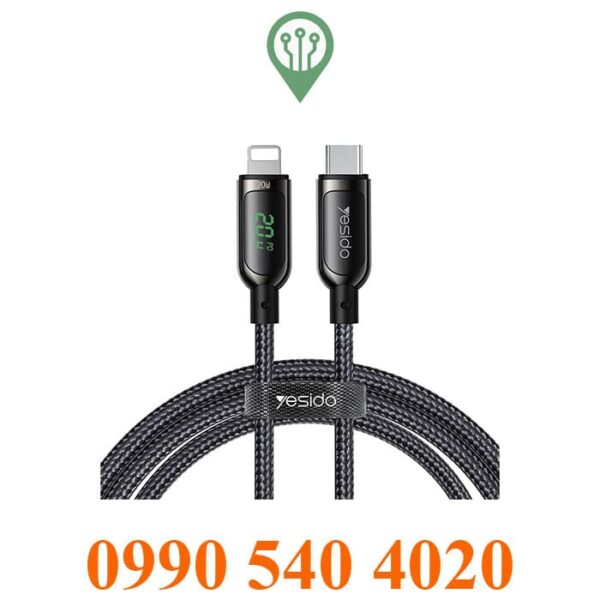 1.2 meter USB-C to Lightning Yesido model CA86 conversion cable