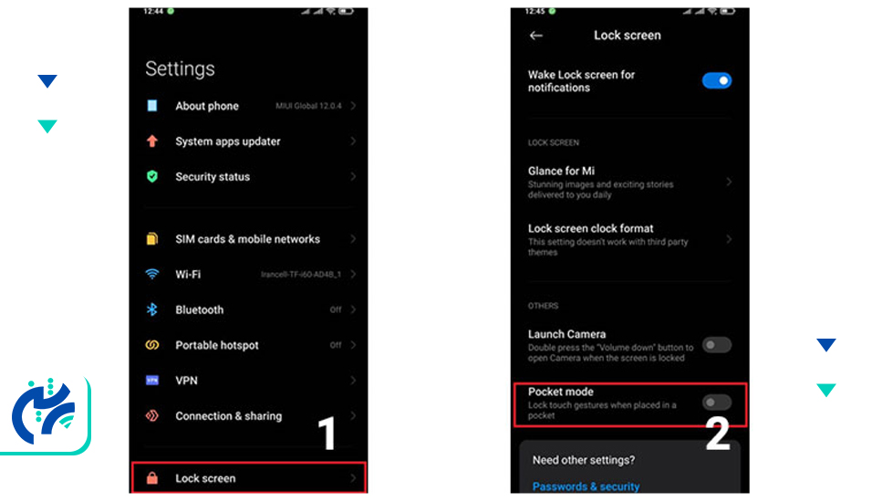 جلوگیری از لمس‌های ناخواسته با فعال‌سازی «Pocket Mode»