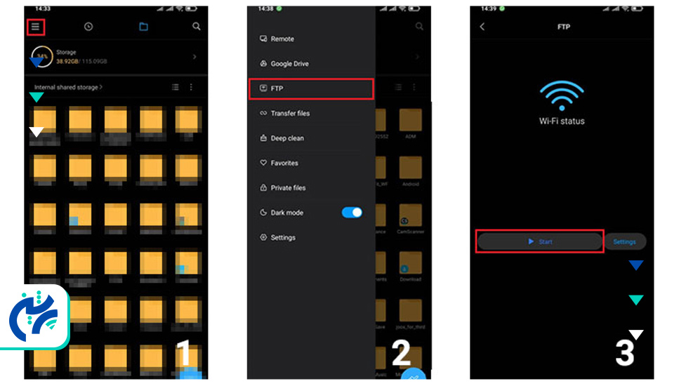 انتقال فایل میان گوشی و کامپیوتر، بدون نیاز به کابل